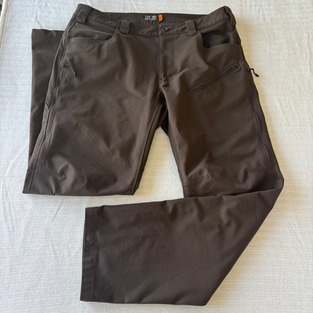 First Lite 308 Pants Mens 36x32 Brown Hunting Hiking Outdoor 308